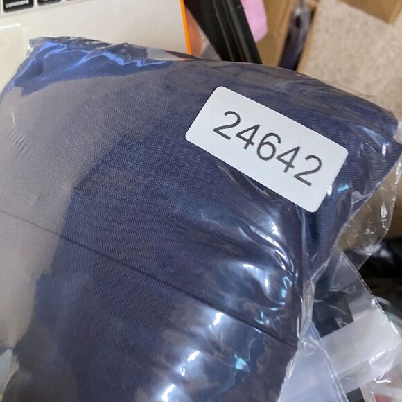 Marzotto Blazer Men 41 Blue Button Up Collared Long Sleeve Wool Lined Regular - Picture 9 of 9